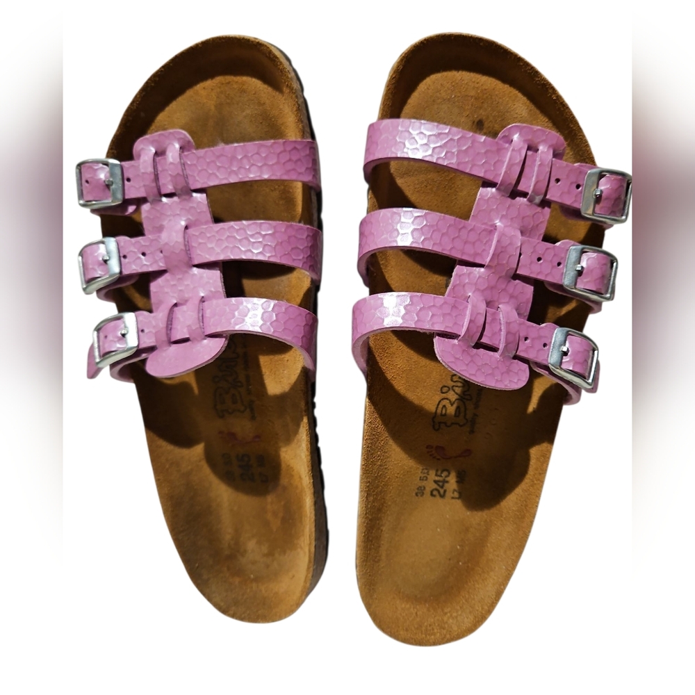 Birkenstock Pink Sandals with Buckles Size 38